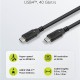 GOOBAY καλώδιο USB-C 74185, USB4, 240W, 40Gbps, 8K/60Hz, 1.8m, μαύρο