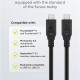 GOOBAY καλώδιο USB-C 74193, USB4, 100W, 40Gbps, 8K/60Hz, 2m, μαύρο