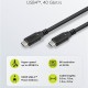 GOOBAY καλώδιο USB-C 74193, USB4, 100W, 40Gbps, 8K/60Hz, 2m, μαύρο