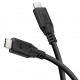 GOOBAY καλώδιο USB-C 74193, USB4, 100W, 40Gbps, 8K/60Hz, 2m, μαύρο