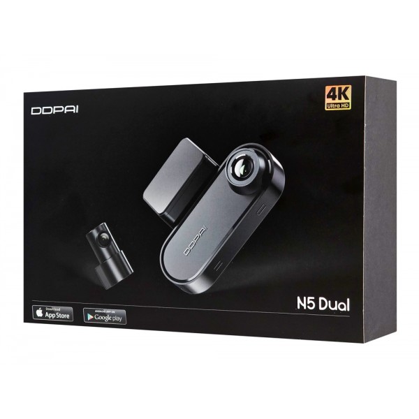 DDPAI smart σετ καμερών αυτοκινήτου N5 Dual, 4K/1080p, WiFi/Bluetooth, GPS
