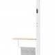 BRATECK βάση τηλεόρασης δαπέδου FS54-22T-02W, 17-43", έως 15kg, με ράφι & ροδάκια