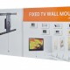 BRATECK επιτοίχια βάση τηλεόρασης LP69-46F , 37-80", έως 50kg