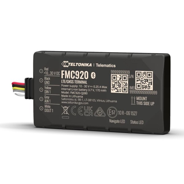 TELTONIKA GPS tracker αυτοκινήτου FMC920, 4G/GSM/GPRS/GNSS, Bluetooth - GPS Tracker