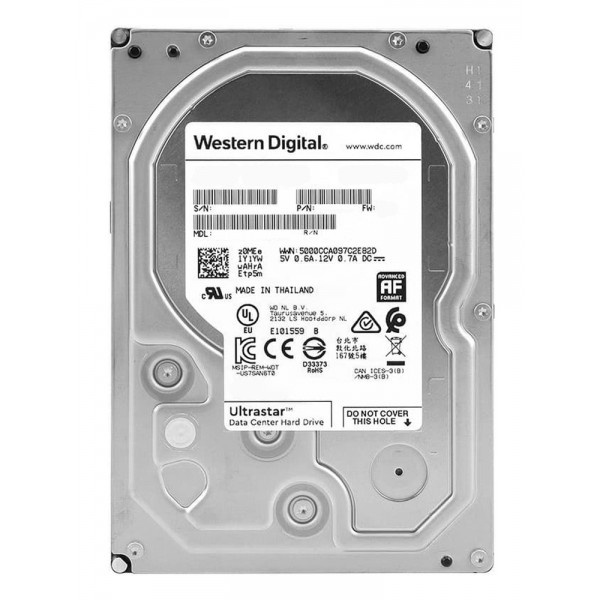 WD σκληρός δίσκος Ultrastar DC HC310 3.5", 4TB, 256MB, 7200RPM, 6Gb/s, FR - Νέα & Ref PC