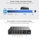 HIMAX PoE switch PS1802E-L, 8x Ethernet PoE & 2x Ethernet θύρες, έως 100Mbps