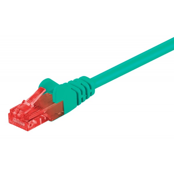 GOOBAY καλώδιο δικτύου 68435, CAT 6 U/UTP, CCA, 250MHz, 0.5m, πράσινο - Περιφερειακά