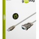 GOOBAY καλώδιο USB σε RS-232 68875, 1 Mbit/s, 1.5m, διάφανο