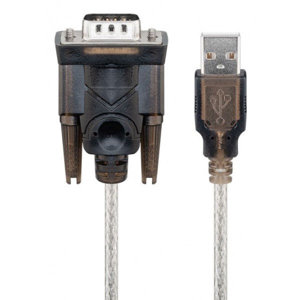 GOOBAY καλώδιο USB σε RS-232 68875, 1 Mbit/s, 1.5m, διάφανο