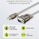 GOOBAY καλώδιο USB σε RS-232 68875, 1 Mbit/s, 1.5m, διάφανο