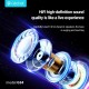 CELEBRAT earphones με μικρόφωνο G34, 3.5mm σύνδεση, 14mm, 1.2m, μαύρα