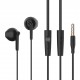 CELEBRAT earphones με μικρόφωνο G34, 3.5mm σύνδεση, 14mm, 1.2m, μαύρα