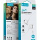CELEBRAT earphones με μικρόφωνο G35, 3.5mm σύνδεση, 10mm, 1.2m, λευκά
