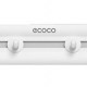 ECOCO κρεμάστρα μπάνιου/κουζίνας E23154 με 6 γάντζους, 3.8x5x40cm, λευκή