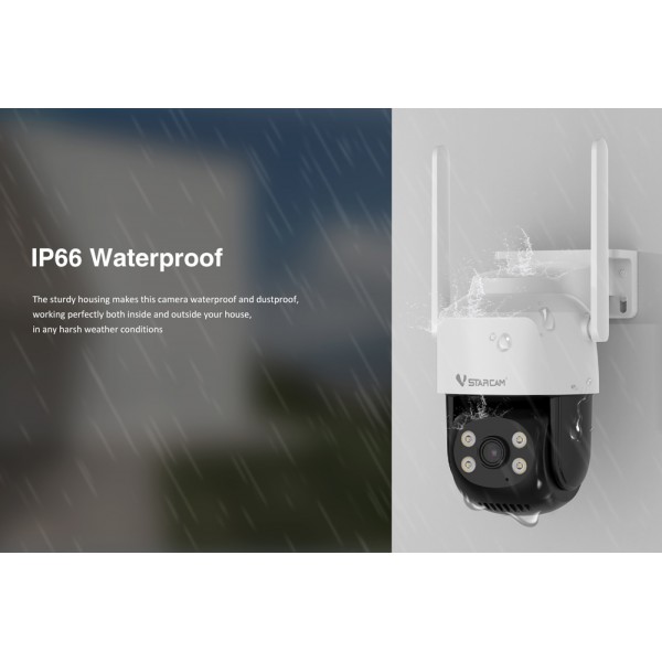 VSTARCAM smart κάμερα C622, 2MP, WiFi, PTZ, SD, IP66