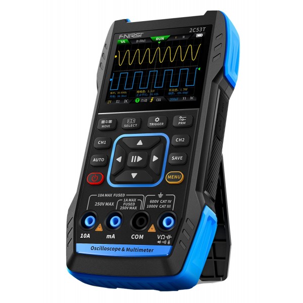 FNIRSI 3 σε 1 παλμογράφος/πολύμετρο/signal generator χειρός 2C53T, επαναφορτιζόμενο - Μηχανήματα - Πολύμετρα