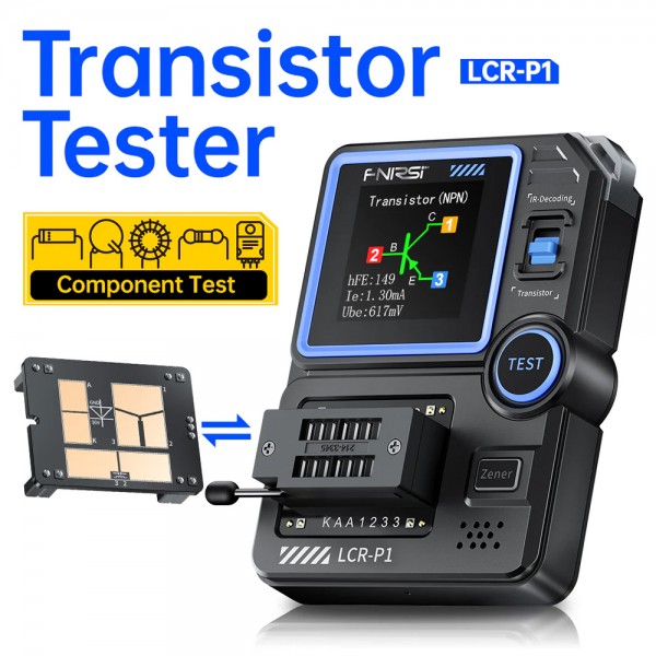 FNIRSI transistor tester LCR-P1, επαναφορτιζόμενο - Μηχανήματα - Πολύμετρα