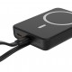 POWERTECH power bank PT-1376 με καλώδιο, 10000mah, magnetic wireless, 20W, μαύρο