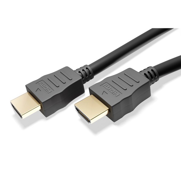 POWERTECH καλώδιο HDMI CAB-H176 με Ethernet, 4K/60Hz, 18 Gbps, 3m, μαύρο - Εικόνα