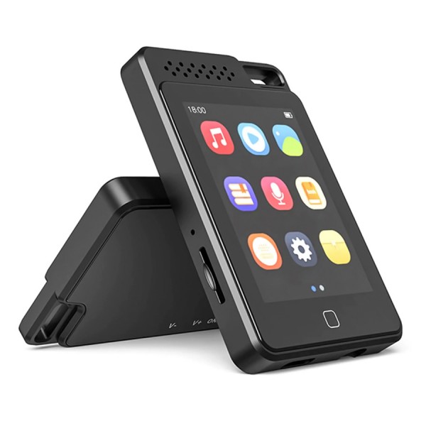 RUIZU MP3 player C1 με οθόνη αφής 2.4", 64GB, ελληνικό μενού, μαύρο - MP3 - MP4 Players