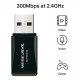 MERCUSYS ασύρματος USB αντάπτορας δικτύου MW300UM, 300Mbps, Ver 4.0