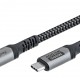 GOOBAY καλώδιο USB-C 74212, USB4, 240W, 40Gbps, 8K/60Hz, 1.5m, γκρι