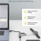 GOOBAY USB hub 74456, 4x θυρών, USB 3.2, 5Gbps, USB σύνδεση, γκρι