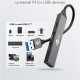 GOOBAY USB hub 74458, 4x θυρών, USB 3.2, 5Gbps, USB σύνδεση, γκρι