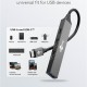 GOOBAY USB hub 74459, 4x θυρών, USB 3.2, 5Gbps, USB-C σύνδεση, γκρι