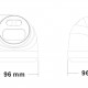 LONGSE IP κάμερα CMSBKL2RC-28PM με μικρόφωνο, 2MP, 2.8mm, αδιάβροχη IP67, PoE, SD