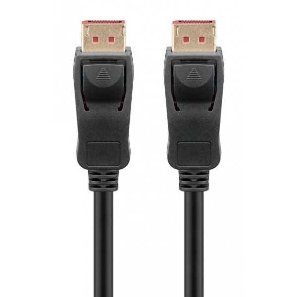 GOOBAY καλώδιο DisplayPort 74760, 16K/60Hz, 80 Gbps, 1m, μαύρο