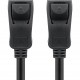 GOOBAY καλώδιο DisplayPort 74760, 16K/60Hz, 80 Gbps, 1m, μαύρο