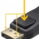 GOOBAY καλώδιο DisplayPort 74759, VESA Certified, 16K/60Hz, 80 Gbps, 1m, μαύρο
