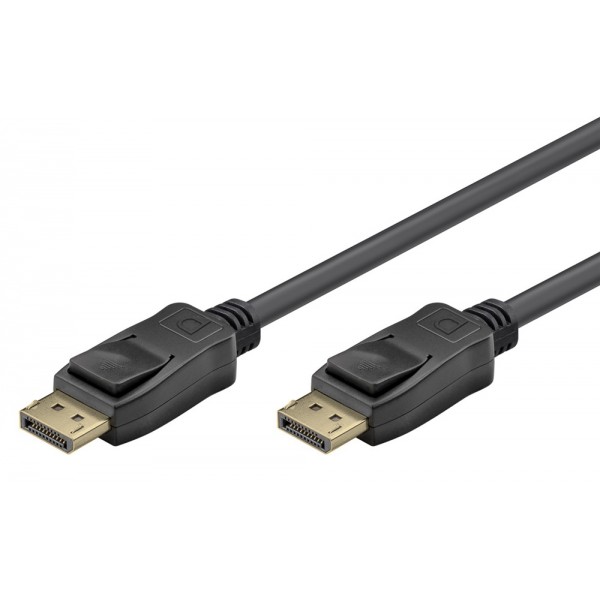 GOOBAY καλώδιο DisplayPort 74759, VESA Certified, 16K/60Hz, 80 Gbps, 1m, μαύρο - Εικόνα