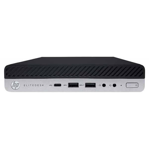 HP PC EliteDesk 800 G3 Micro, Refurbished Grade A Repainted, i5-6500T, 8/256GB SSD, 35 Watt, FreeDOS - Νέα & Ref PC