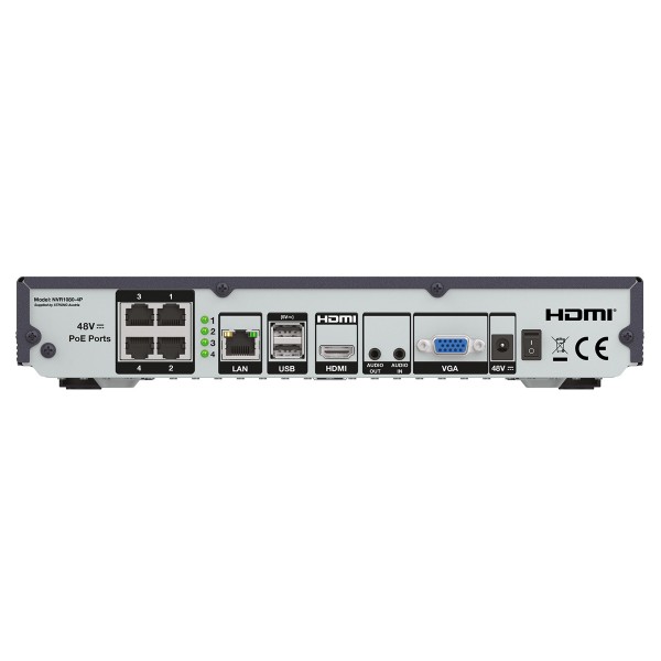STRONG NVR καταγραφικό NVR1080-4P, 8MP/4K, H.265+, 4 PoE κανάλια - Καταγραφικά Συστήματα
