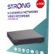 STRONG NVR καταγραφικό NVR1080-4P, 8MP/4K, H.265+, 4 PoE κανάλια