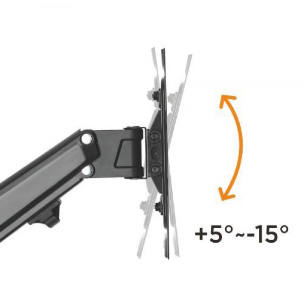 BRATECK επιτοίχια βάση τηλεόρασης LDA33-222, 23-43", έως 23kg, full motion
