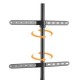 POWERTECH βάση τηλεόρασης δαπέδου PT-1400, 45-65", έως 32kg