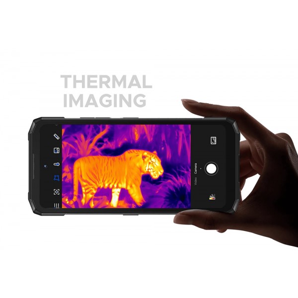 DOOGEE smartphone Fire 6, 6.56", 6/256GB, 10400mAh, IP68/IP69K, μαύρο - Smartphones
