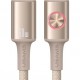 USAMS καλώδιο USB-C SJ752, 60W, 480Mbps, 1.2m, μπεζ