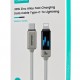 USAMS καλώδιο Lightning σε USB-C SJ743, 30W, 480Mbps, 1.2m, λευκό