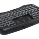 RIITEK ασύρματο gamepad & πληκτρολόγιο RK707, backlit, 2.4GHz, μαύρο