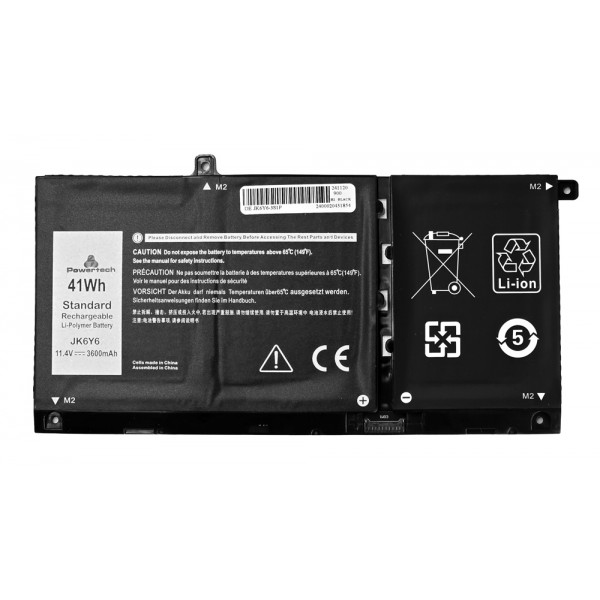 POWERTECH συμβατή μπαταρία JK6Y6 για DELL Inspiron 13 5300/14 5400/15 5500 - Μπαταρίες για Laptops