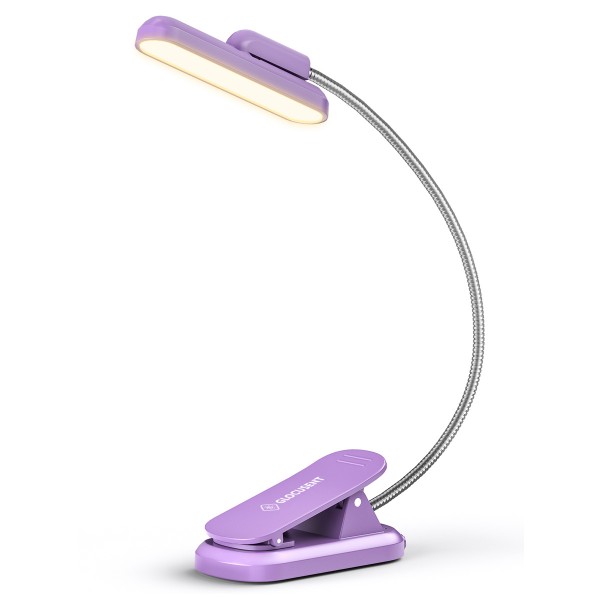 GLOCUSENT LED φακός διαβάσματος GLCSNTA2402, επαναφορτιζόμενος, έως 60lm, μωβ - Φακοί