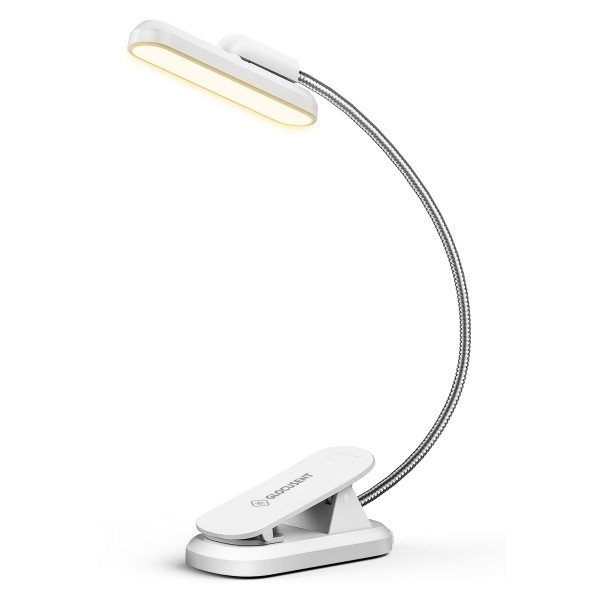 GLOCUSENT LED φακός διαβάσματος GLCSNTA2404, επαναφορτιζόμενος, έως 60lm, λευκός - Φακοί