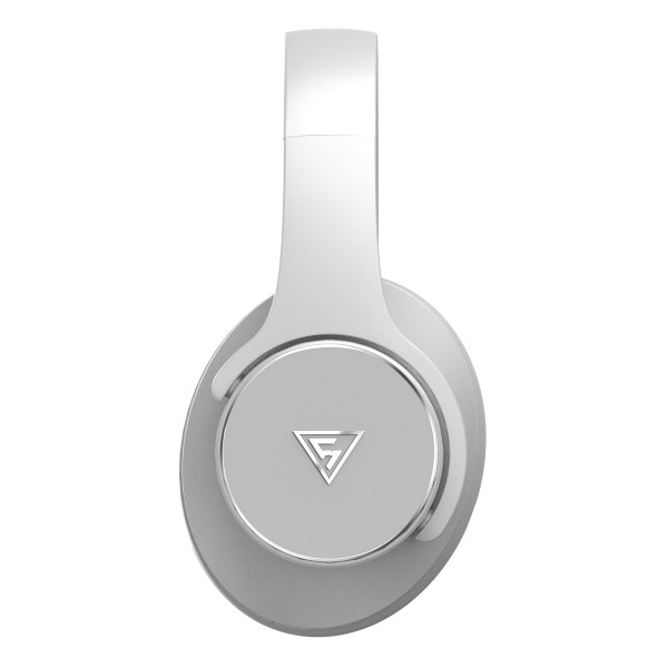 DOQAUS headphones DESIGN 1, ασύρματα & ενσύρματα, Φ40mm, 600mAh, γκρι