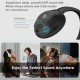 DOQAUS headphones FOCUS 5, ασύρματα & ενσύρματα, Φ40mm, 1000mAh, μαύρα