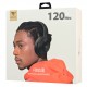 DOQAUS headphones FOCUS 5, ασύρματα & ενσύρματα, Φ40mm, 1000mAh, μαύρα