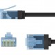 GOOBAY καλώδιο δικτύου 74233, CAT 6A U/UTP, slim, copper, 500MHz, 1m, μαύρο